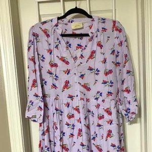 Maeve by Anthropologie Purple Dress